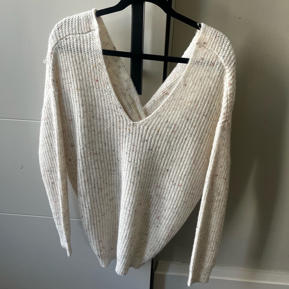 Twist-Back Sweater